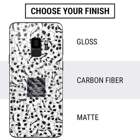 Disney The Nightmare Before Christmas Jack Skellington Pattern Galaxy S9 Skin